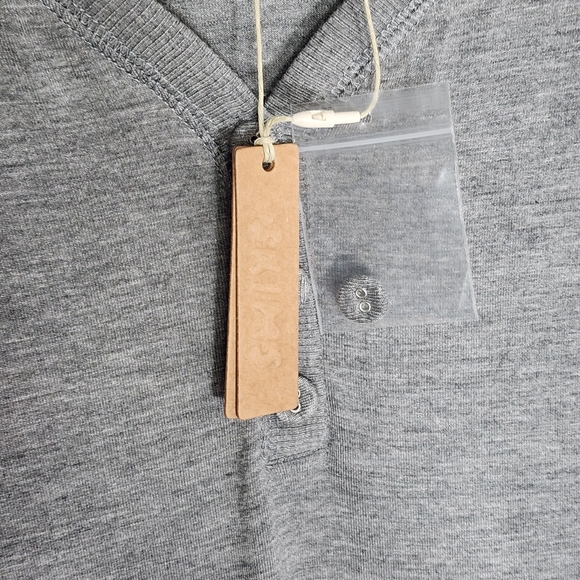 SKIMS Dresses | Womens Sleep Henley Dress Heather Grey/ SMALL/NWT - Picture 9 of 15